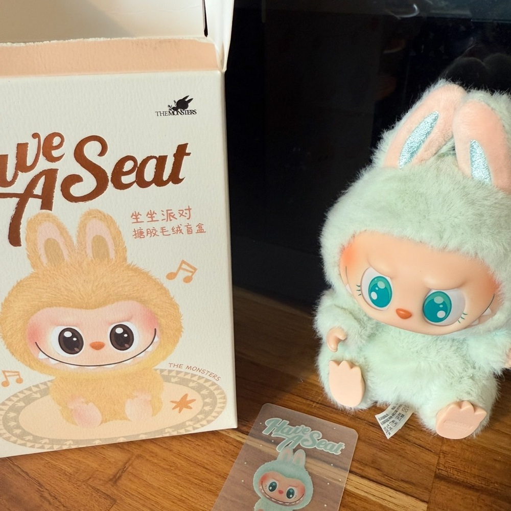 Popmart Labubu Have a Seat Monsters Plush